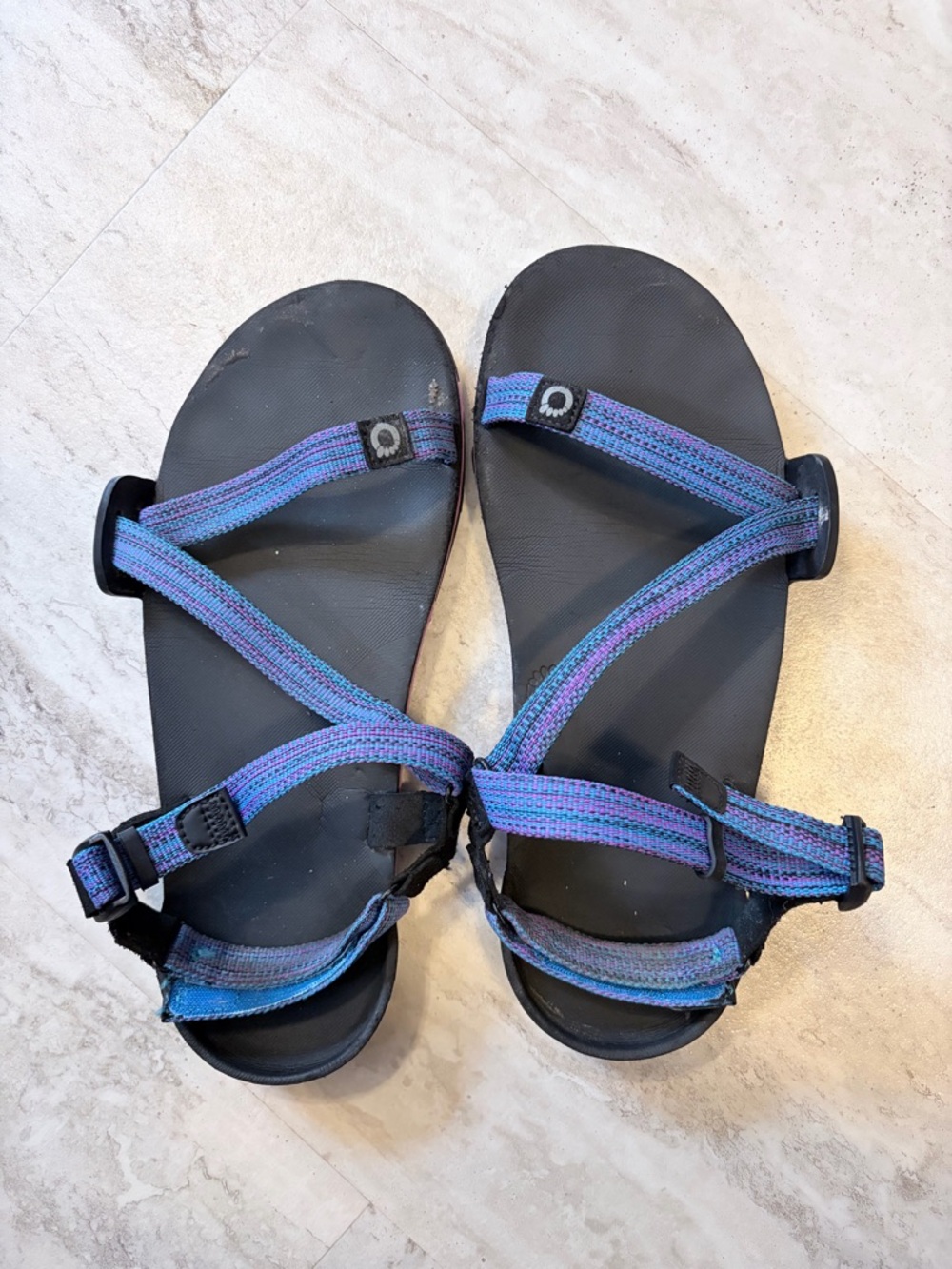 Blue-Purple Barefoot Sandals